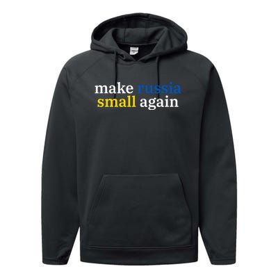 Make Russia Small Again Performance Fleece Hoodie