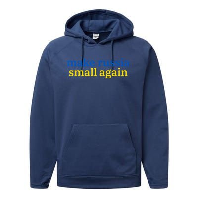 Make Russia Small Again Performance Fleece Hoodie