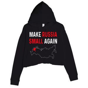 Make Russia Small Again Crop Fleece Hoodie