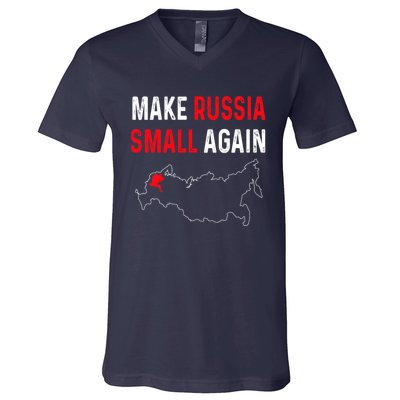 Make Russia Small Again V-Neck T-Shirt