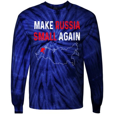 Make Russia Small Again Tie-Dye Long Sleeve Shirt