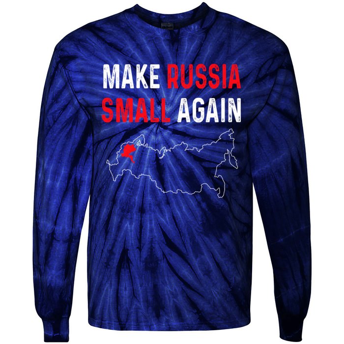 Make Russia Small Again Tie-Dye Long Sleeve Shirt