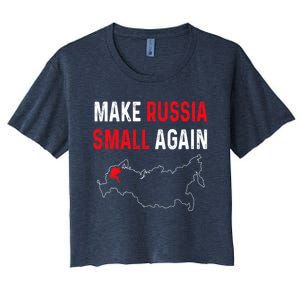 Make Russia Small Again Women's Crop Top Tee