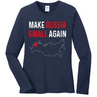 Make Russia Small Again Ladies Long Sleeve Shirt