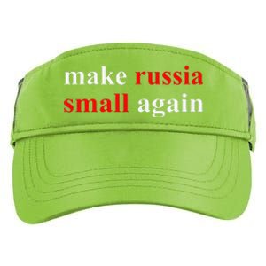 Make Russia Small Again  Funny Make Russia Small Again Adult Drive Performance Visor