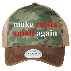 Make Russia Small Again  Funny Make Russia Small Again Legacy Tie Dye Trucker Hat