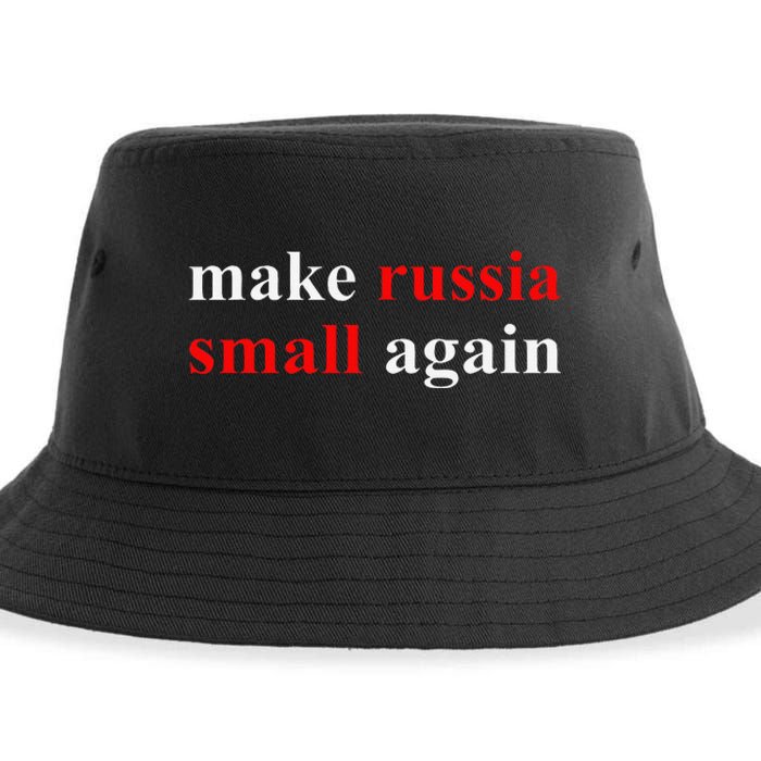 Make Russia Small Again  Funny Make Russia Small Again Sustainable Bucket Hat