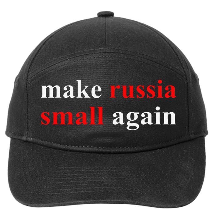 Make Russia Small Again  Funny Make Russia Small Again 7-Panel Snapback Hat