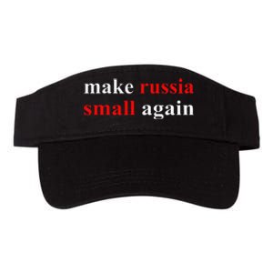 Make Russia Small Again  Funny Make Russia Small Again Valucap Bio-Washed Visor