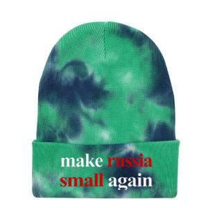 Make Russia Small Again Make Russia Small Again Tie Dye 12in Knit Beanie