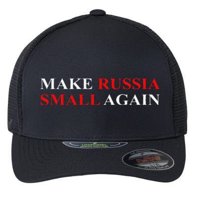 Make Russia Small Again  Funny Make Russia Small Again Flexfit Unipanel Trucker Cap