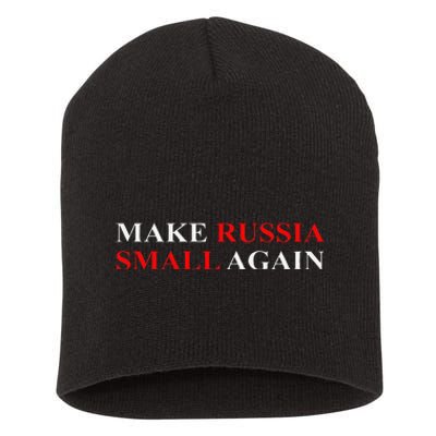 Make Russia Small Again  Funny Make Russia Small Again Short Acrylic Beanie