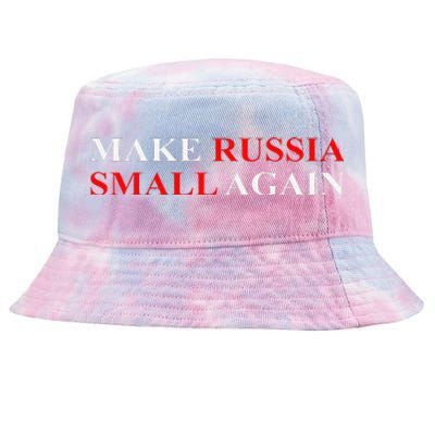 Make Russia Small Again  Funny Make Russia Small Again Tie-Dyed Bucket Hat