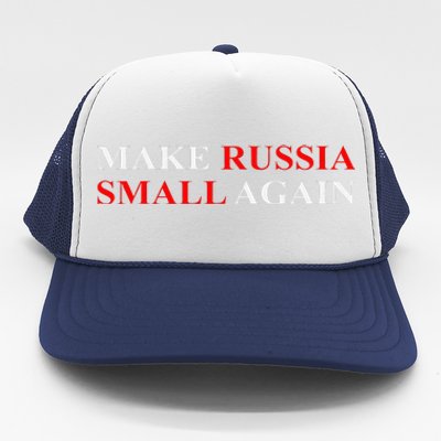 Make Russia Small Again  Funny Make Russia Small Again Trucker Hat