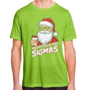 Merry Rizzmas Teens School Funny Christmas Santa Claus Adult ChromaSoft Performance T-Shirt