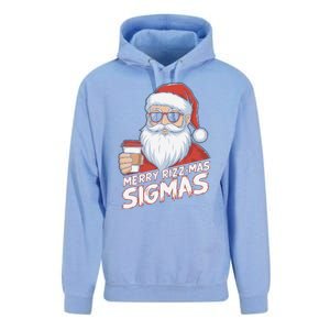 Merry Rizzmas Teens School Funny Christmas Santa Claus Unisex Surf Hoodie