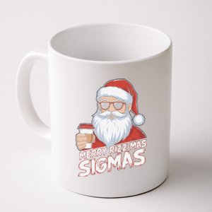 Merry Rizzmas Teens School Funny Christmas Santa Claus Coffee Mug