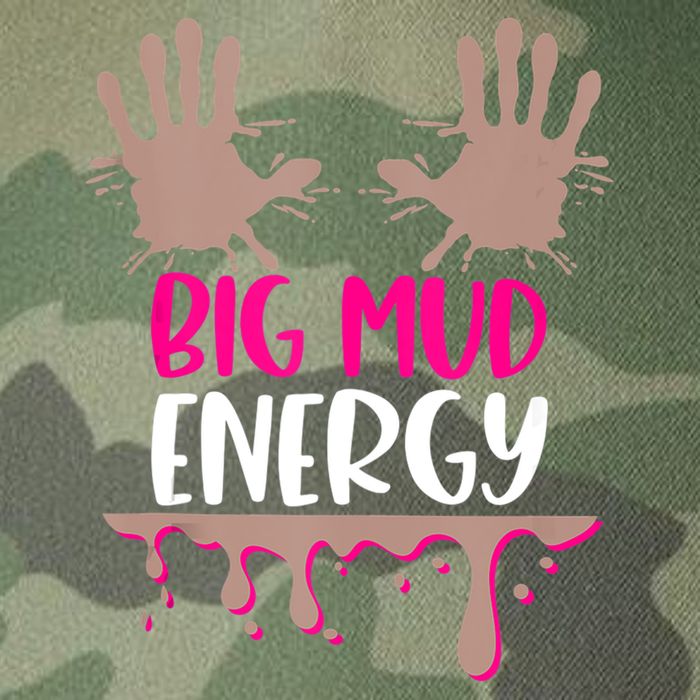 Mud Run Team Women Big Mud Energy Mud Race Muddy Handprints Legacy Tie Dye Trucker Hat