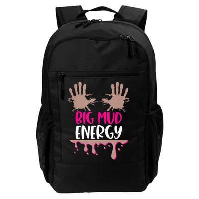 Mud Run Team Women Big Mud Energy Mud Race Muddy Handprints Backpack