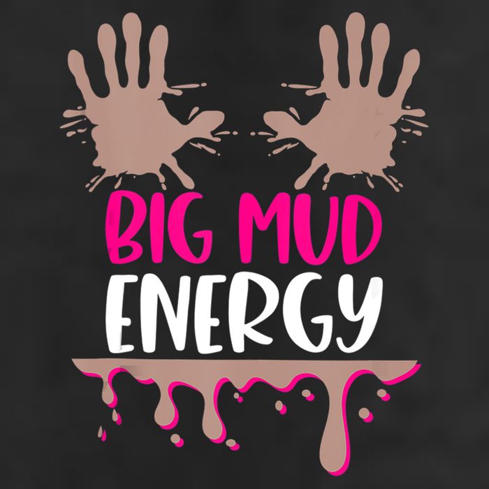 Mud Run Team Women Big Mud Energy Mud Race Muddy Handprints 15oz Campfire Ceramic Mug