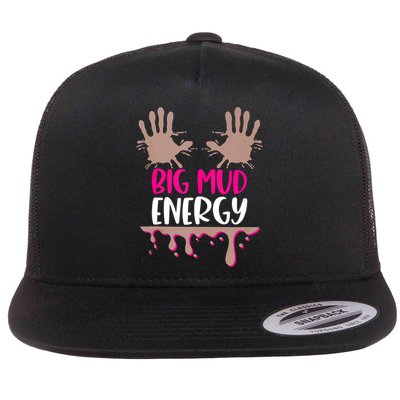 Mud Run Team Women Big Mud Energy Mud Race Muddy Handprints Flatbill Hat