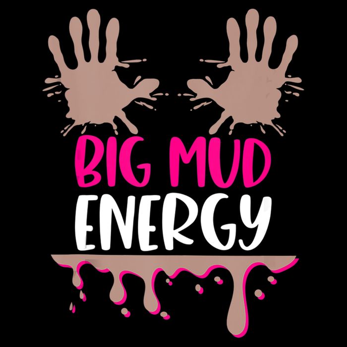 Mud Run Team Women Big Mud Energy Mud Race Muddy Handprints 16 in Basic Backpack