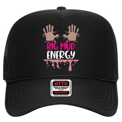 Mud Run Team Women Big Mud Energy Mud Race Muddy Handprints Trucker Hat