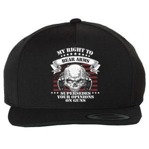 My Right To Bear Arms Gift Wool Snapback Cap