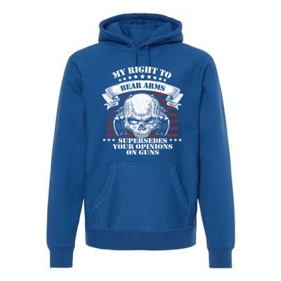 My Right To Bear Arms Gift Premium Hoodie