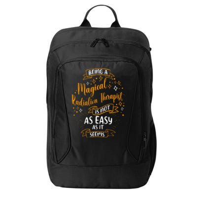 Magical Radiation Therapist Christmas City Backpack