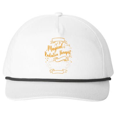 Magical Radiation Therapist Christmas Snapback Five-Panel Rope Hat