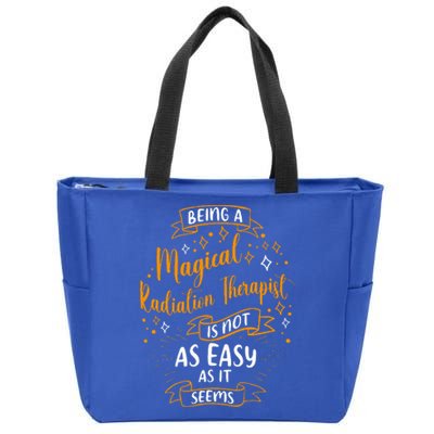 Magical Radiation Therapist Christmas Zip Tote Bag