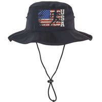 Marathon Runner Team America Usa Flag Running Shoes Legacy Cool Fit Booney Bucket Hat