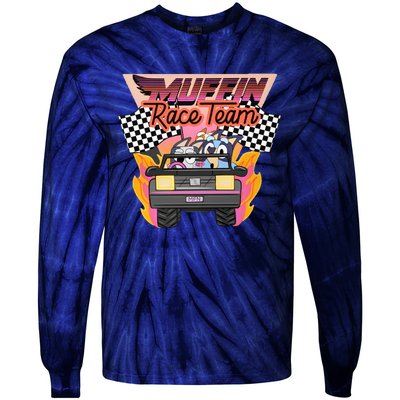 Muffin Race Team Muffin Cupcake Heeler Tie-Dye Long Sleeve Shirt