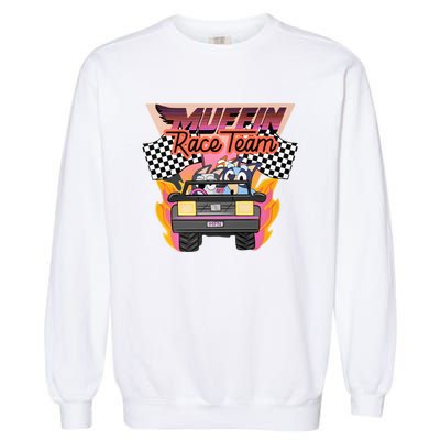 Muffin Race Team Muffin Cupcake Heeler Garment-Dyed Sweatshirt