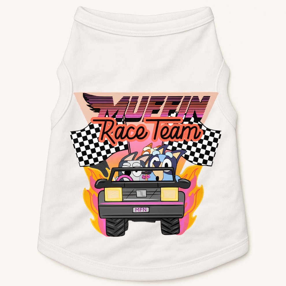 Muffin Race Team Muffin Cupcake Heeler Doggie Tank