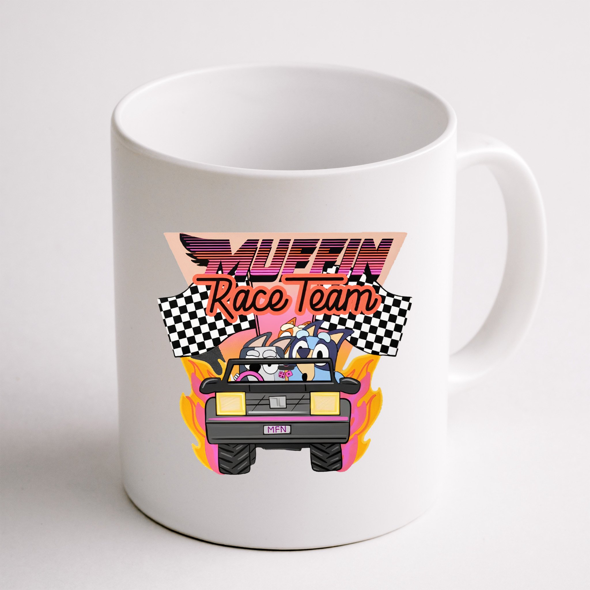 Muffin Race Team Muffin Cupcake Heeler Mug