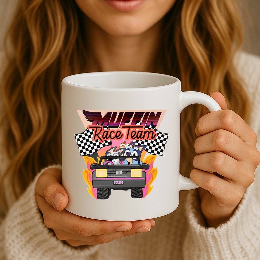 Muffin Race Team Muffin Cupcake Heeler Mug