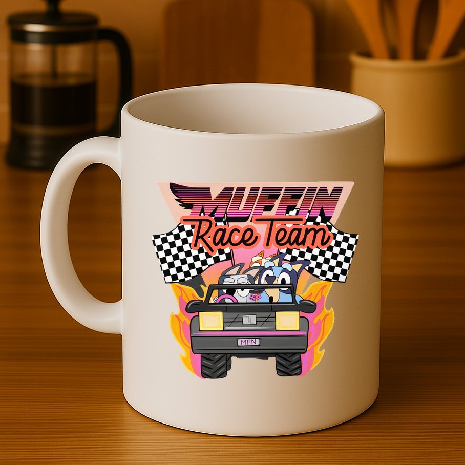 Muffin Race Team Muffin Cupcake Heeler Mug