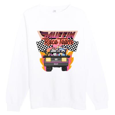 Muffin Race Team Muffin Cupcake Heeler Premium Crewneck Sweatshirt