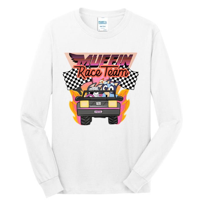 Muffin Race Team Muffin Cupcake Heeler Tall Long Sleeve T-Shirt