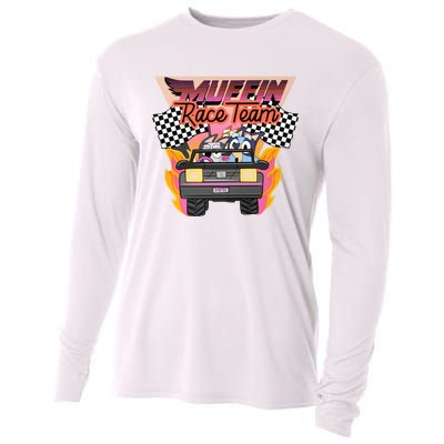 Muffin Race Team Muffin Cupcake Heeler Cooling Performance Long Sleeve Crew