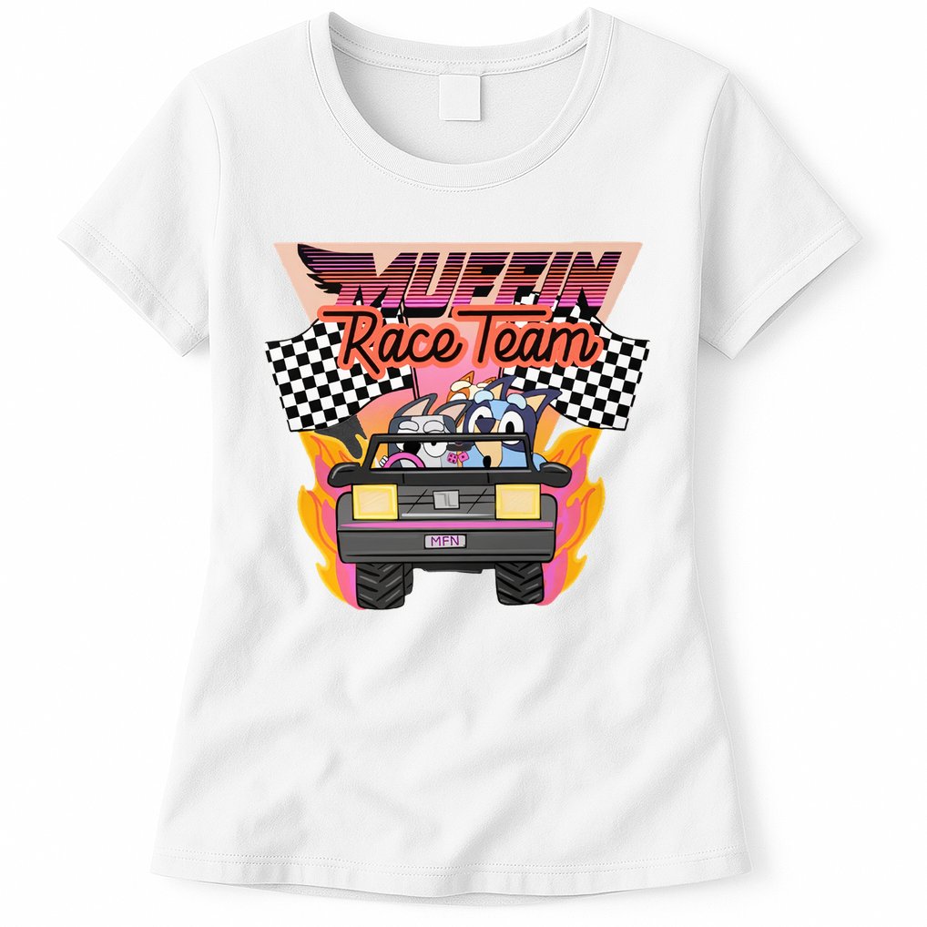 Muffin Race Team Muffin Cupcake Heeler Womens T-Shirt