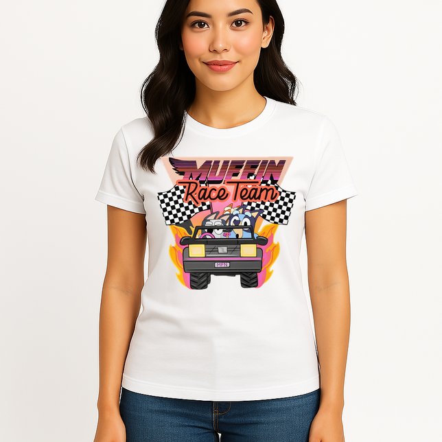 Muffin Race Team Muffin Cupcake Heeler Womens T-Shirt