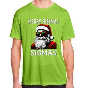 Merry Rizzmas Teens School Retro Christmas Santa Claus Adult ChromaSoft Performance T-Shirt