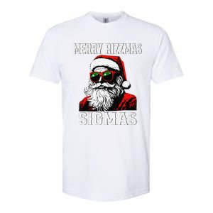 Merry Rizzmas Teens School Retro Christmas Santa Claus Softstyle CVC T-Shirt