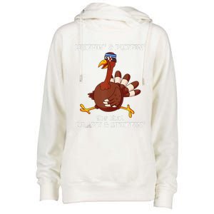 Marathon Running Turkey Trot Funny Group Team Gift Turkey Womens Funnel Neck Pullover Hood