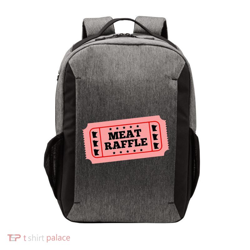 Meat Raffle Ticket Minnesota Vector Backpack