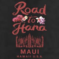 Maui Road To Hana Hawaii Retro Hawaiian Gift Adult Drive Performance Visor