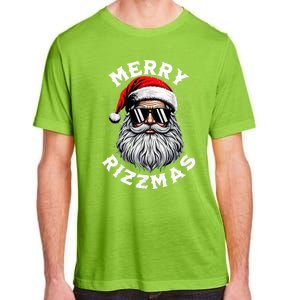 Merry Rizzmas Teens School Funny Christmas Santa Claus Adult ChromaSoft Performance T-Shirt